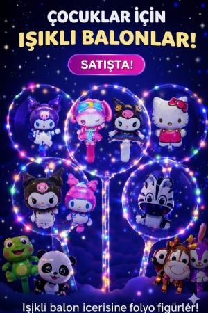 Işıklı Balon Karakter  Doğum Günü ve Etkinlikleri