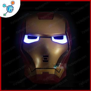ışıklı maske  Iron Man Maskesi